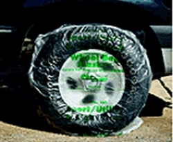 PLASTIC WHEEL MASKERS ON A ROLL 16"